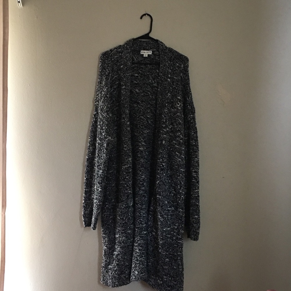 AVA VIV CHUNKY OVERSIZED CARDIGAN